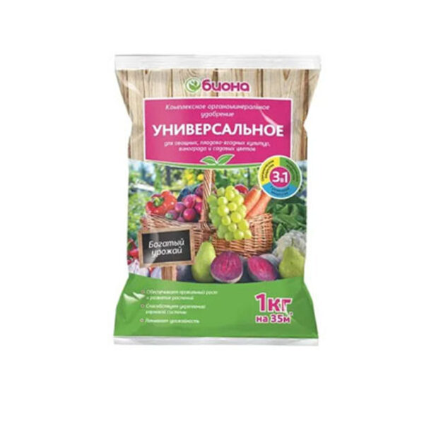Универсальное удобрение 1кг  Биона, органоминеральное /20